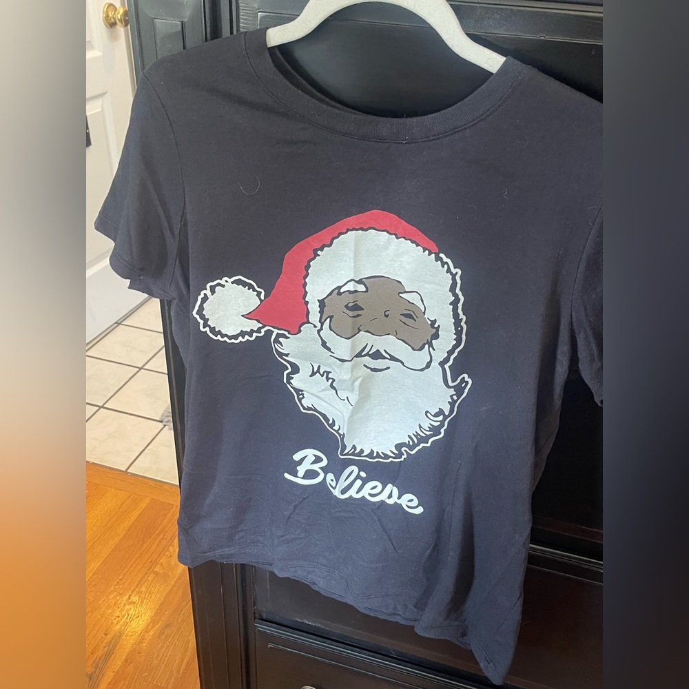 Black Santa Tee